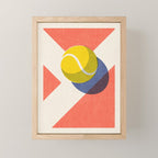 BALLS / Tennis - clay court II Mini Art Print Gallery Image 1