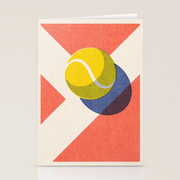 BALLS / Tennis - clay court II Stationery Card Gallery Image 1