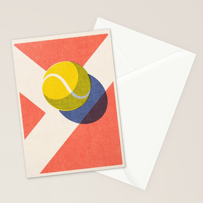 BALLS / Tennis - clay court II Stationery Card Gallery Image 2