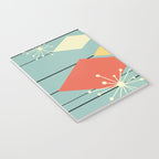 Mid Century Modern Diamonds 1960s colors Notebook Gallery Image 3