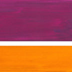 Purple Wine Yellow OchreMid Century Modern Abstract Minimalist Rothko Color Field Squares Coffee Mug Gallery Image 2