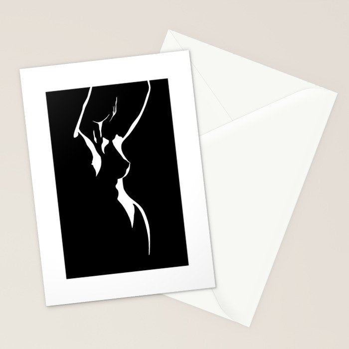 Nude Shadow Stationery Card Gallery Image 2