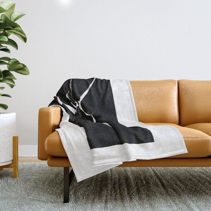 Nude Shadow Throw Blanket Gallery Image 1