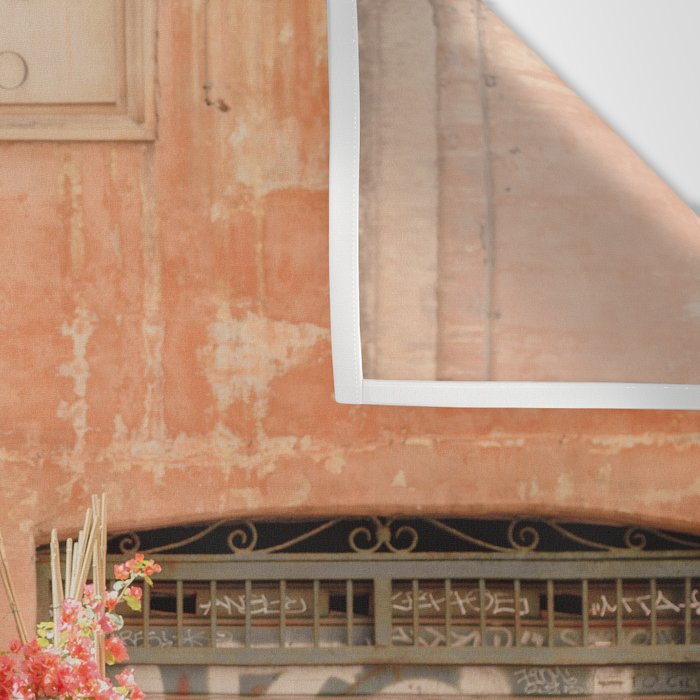 Rome cute van with lots of flowers | Roma street | Travel photography Wall Tapestry Gallery Image 3