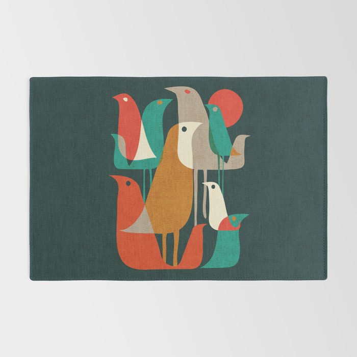 Flock of Birds Rug Gallery Image 2