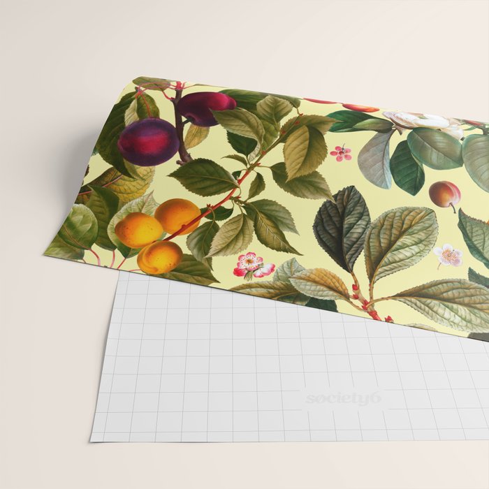 Vintage Fruit Pattern XXI Wrapping Paper Gallery Image 2