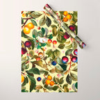Vintage Fruit Pattern XXI Wrapping Paper Gallery Image 1