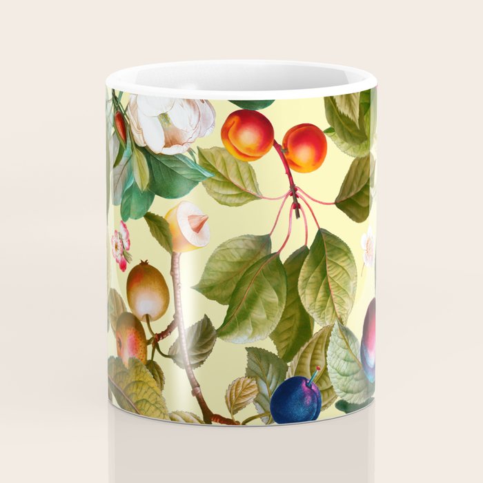 Vintage Fruit Pattern XXI Coffee Mug Gallery Image 4