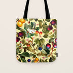 Vintage Fruit Pattern XXI Tote Bag Gallery Image 1