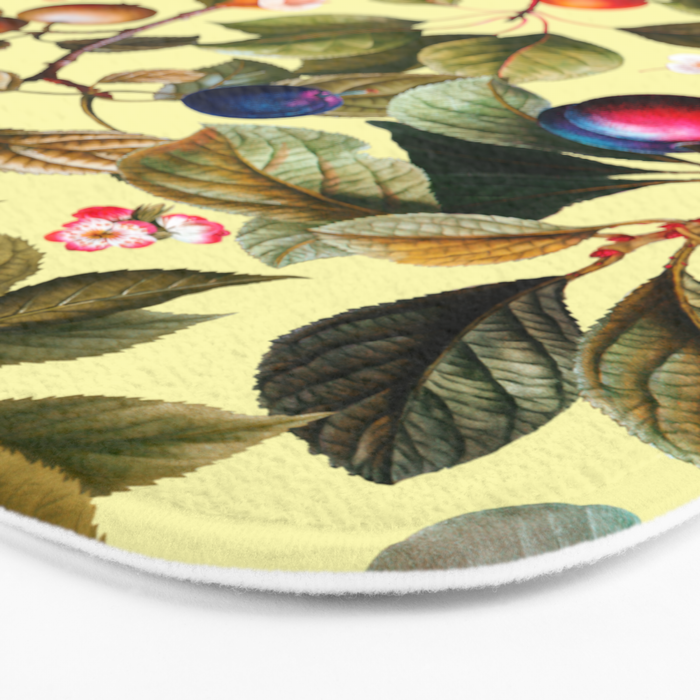 Vintage Fruit Pattern XXI Bath Mat Gallery Image 3