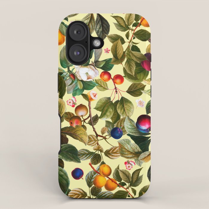 Vintage Fruit Pattern XXI iPhone Case Gallery Image 1