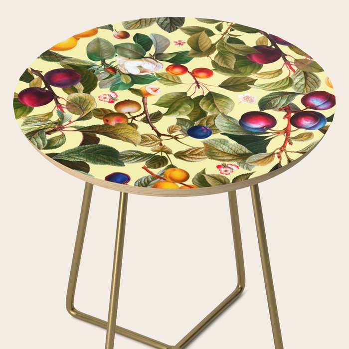 Vintage Fruit Pattern XXI Side Table Gallery Image 2