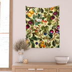 Vintage Fruit Pattern XXI Wall Tapestry Gallery Image 2