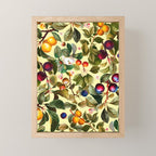 Vintage Fruit Pattern XXI Mini Art Print Gallery Image 1