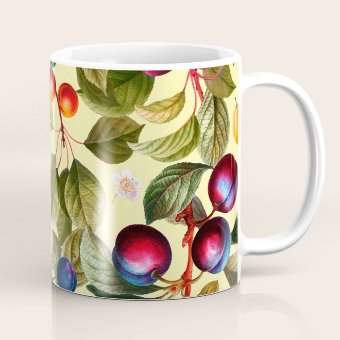 Vintage Fruit Pattern XXI Coffee Mug Gallery Image 1