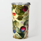 Vintage Fruit Pattern XXI Travel Mug Gallery Image 2