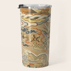 Antique 17th Century Golden Chinese Dragon Travel Mug Gallery Image 3