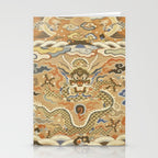 Antique 17th Century Golden Chinese Dragon Stationery Card Gallery Image 2
