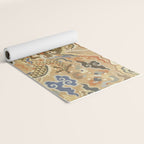 Antique 17th Century Golden Chinese Dragon Yoga Mat Gallery Image 2