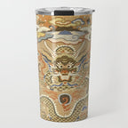 Antique 17th Century Golden Chinese Dragon Travel Mug Gallery Image 1