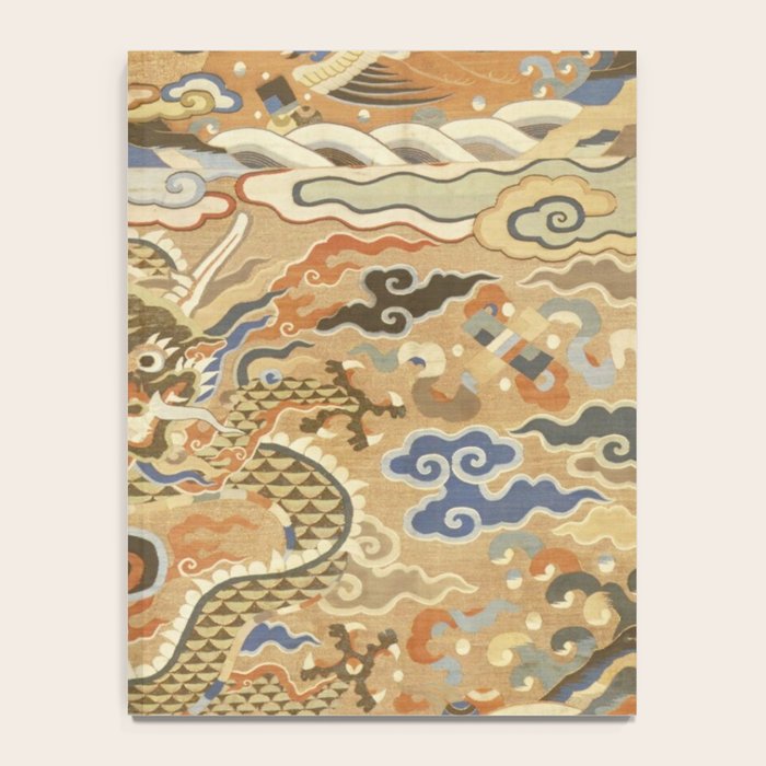 Antique 17th Century Golden Chinese Dragon Notebook Gallery Image 4