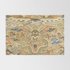 Antique 17th Century Golden Chinese Dragon Rug Gallery Image 2