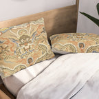 Antique 17th Century Golden Chinese Dragon Pillow Sham Gallery Image 2