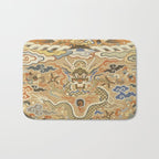 Antique 17th Century Golden Chinese Dragon Bath Mat Gallery Image 1