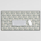Holly Jolly Neutral Desk Mat Gallery Image 1