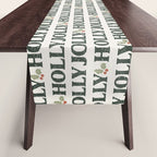 Holly Jolly Neutral Table Runner Gallery Image 1