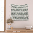 Holly Jolly Neutral Wall Tapestry Gallery Image 2