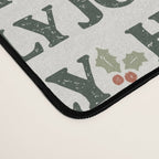 Holly Jolly Neutral Desk Mat Gallery Image 4