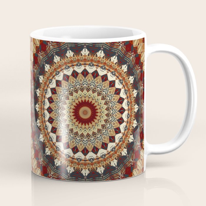 Earthy Mandala Coffee Mug Gallery Image 1