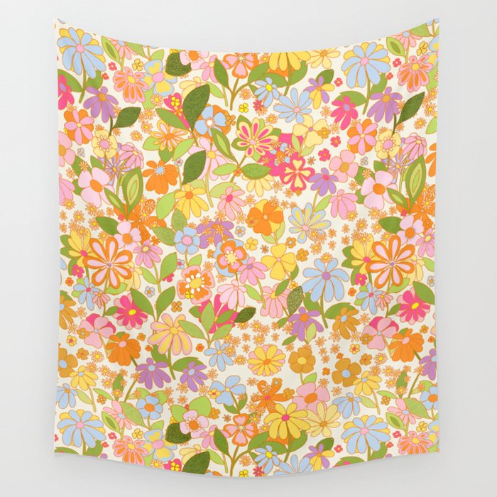 Nostalgia in the garden Wall Tapestry Gallery Image 4