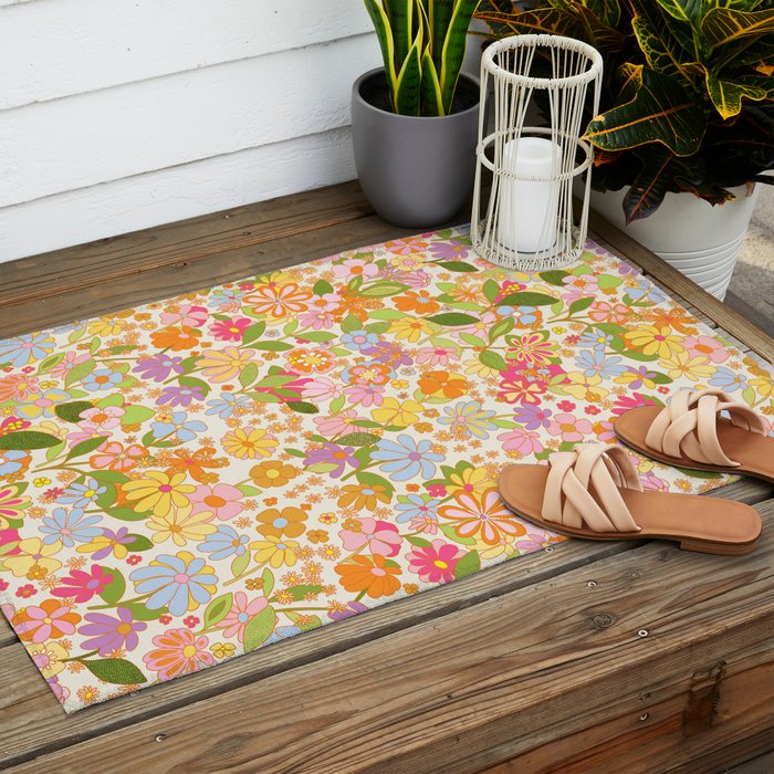 Nostalgia in the garden Outdoor Rug Gallery Image 2
