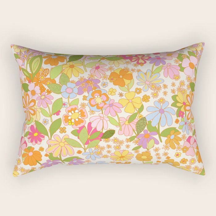 Nostalgia in the garden Rectangular Pillow Gallery Image 1