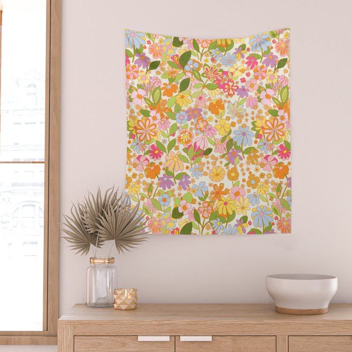 Nostalgia in the garden Wall Tapestry Gallery Image 2