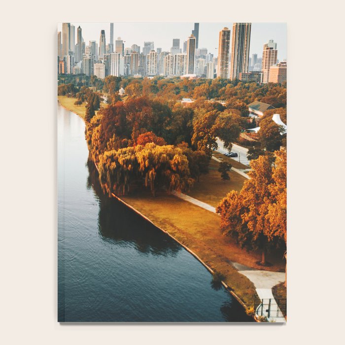 chicago aerial view Notebook Gallery Image 4