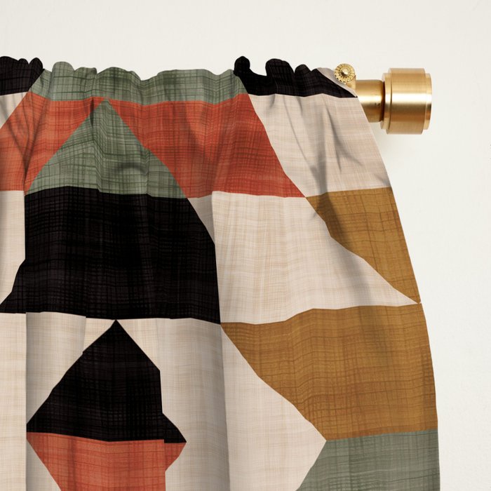 Southwestern Boho Prints Window Curtain Gallery Image 2