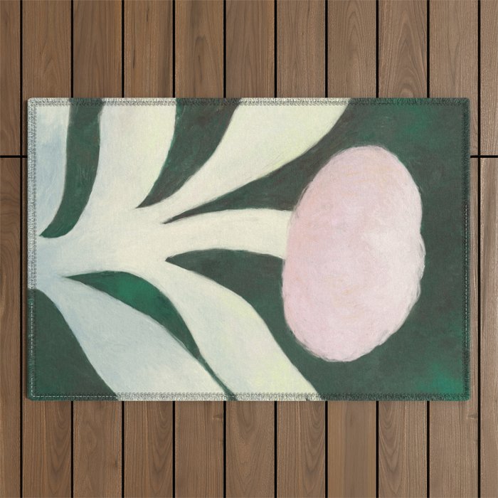 Moon flower Outdoor Rug Gallery Image 1