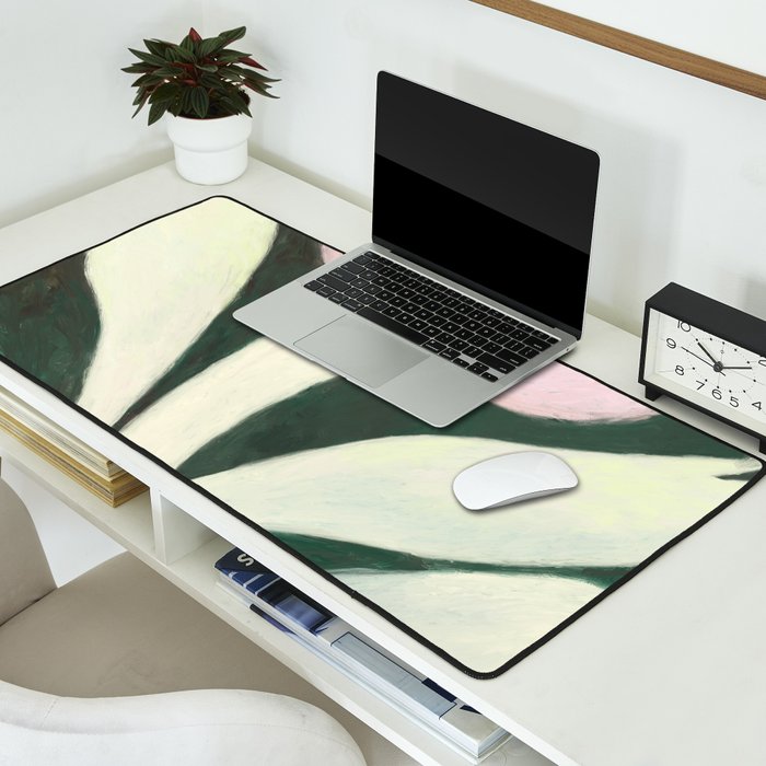 Moon flower Desk Mat Gallery Image 2