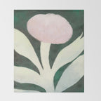 Moon flower Throw Blanket Gallery Image 2