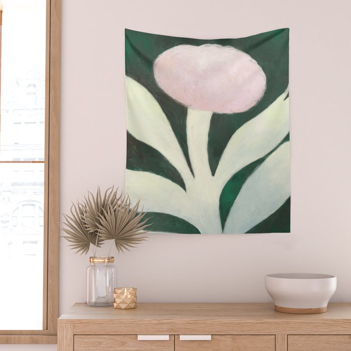 Moon flower Wall Tapestry Gallery Image 2