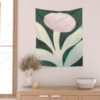 Moon flower Wall Tapestry Gallery Image 2