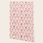 Folk Meadow - Spring Blush Wallpaper Gallery Image 2