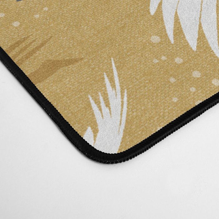 Soaring Wings - Goldenrod Yellow Desk Mat Gallery Image 4