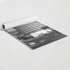 Capital Records Building, Los Angeles, California black and white photograph / black and white photography Yoga Mat Gallery Image 2