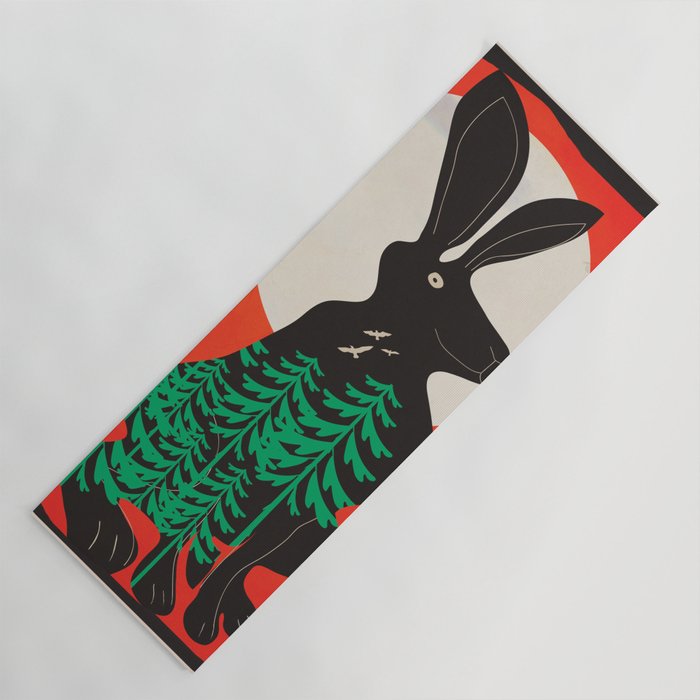 Black Rabbit 3 Yoga Mat Gallery Image 1