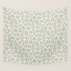 Modern Mistletoe Wall Tapestry Gallery Image 4