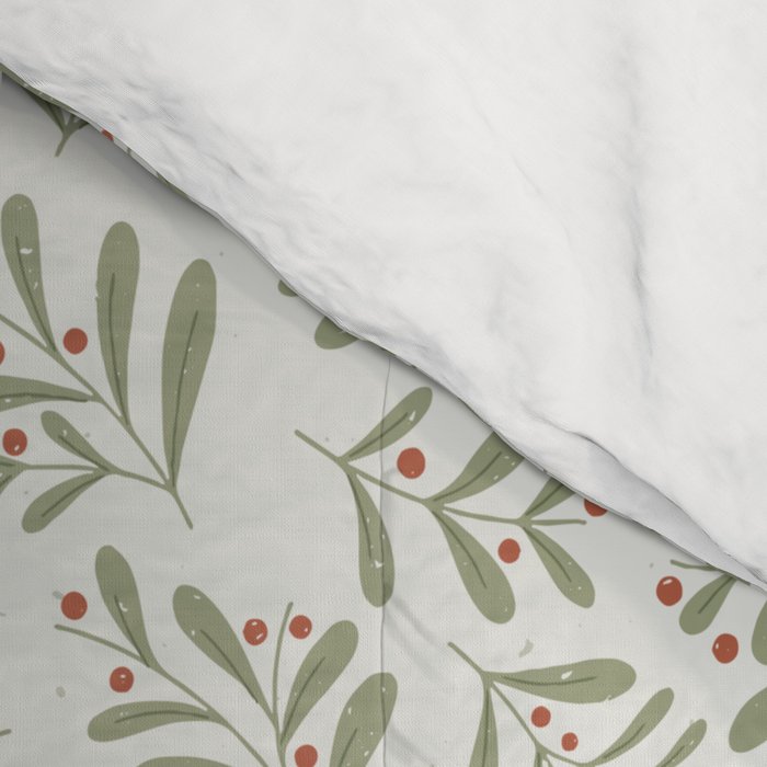 Modern Mistletoe Comforter Gallery Image 4
